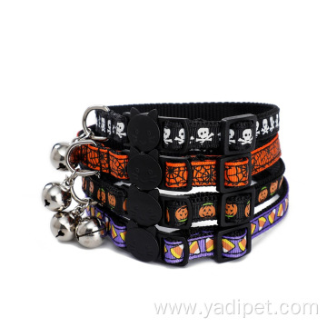 Halloween Candy Corn Cat Collar